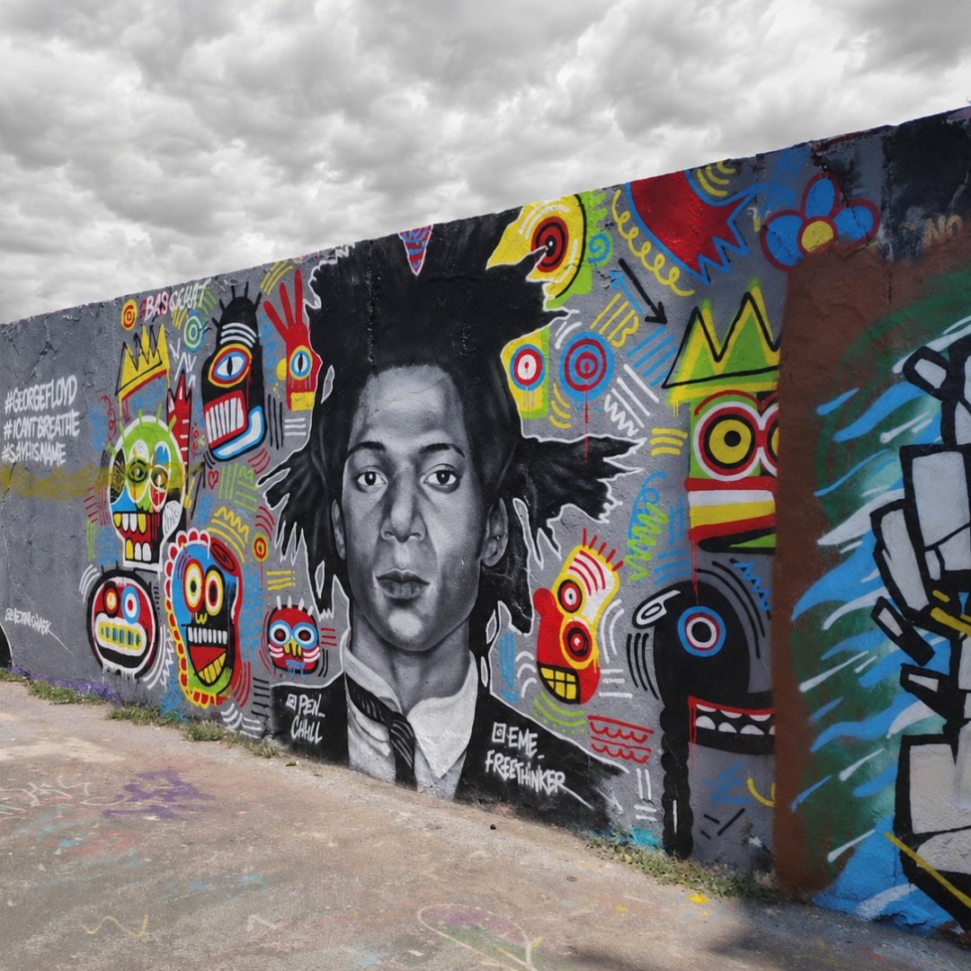 Mauerpark legal graffiti wall